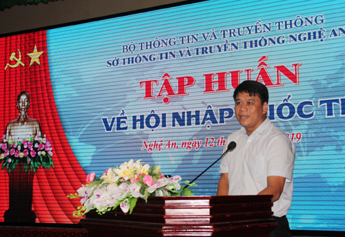 Nghệ An tập huấn về Hội nhập quốc tế năm 2019